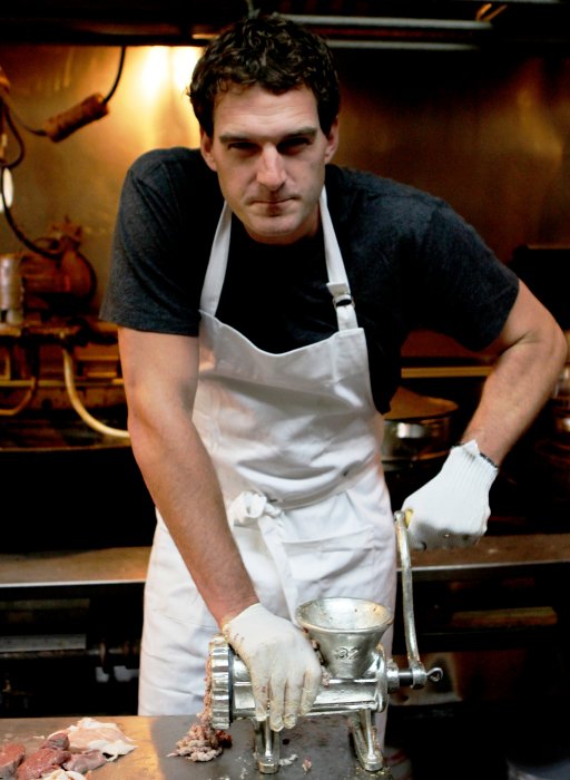 Dan making mincemeat